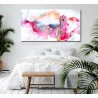 Arte moderno, Abstracto Danza de Colores decoración pared Cuadros Dormitorio elegantes venta online